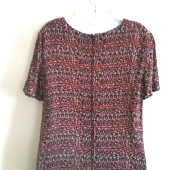 MAGGY London Red Long Short Sleeve Maxi Dress Size 6 - Picture 4 of 6